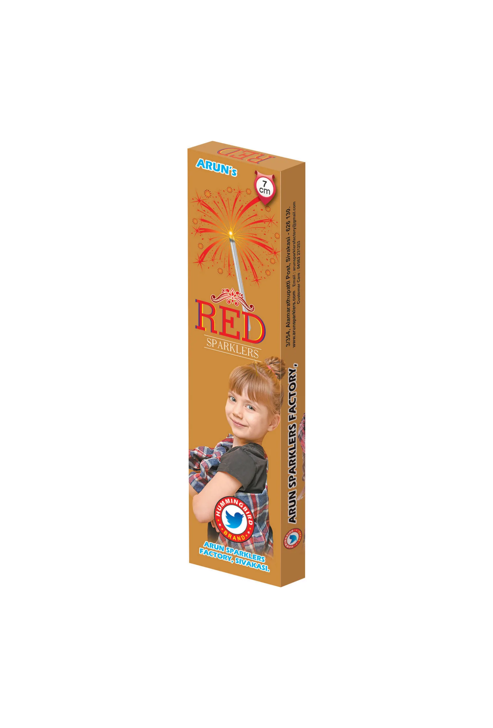 7 cm Red Sparklers
