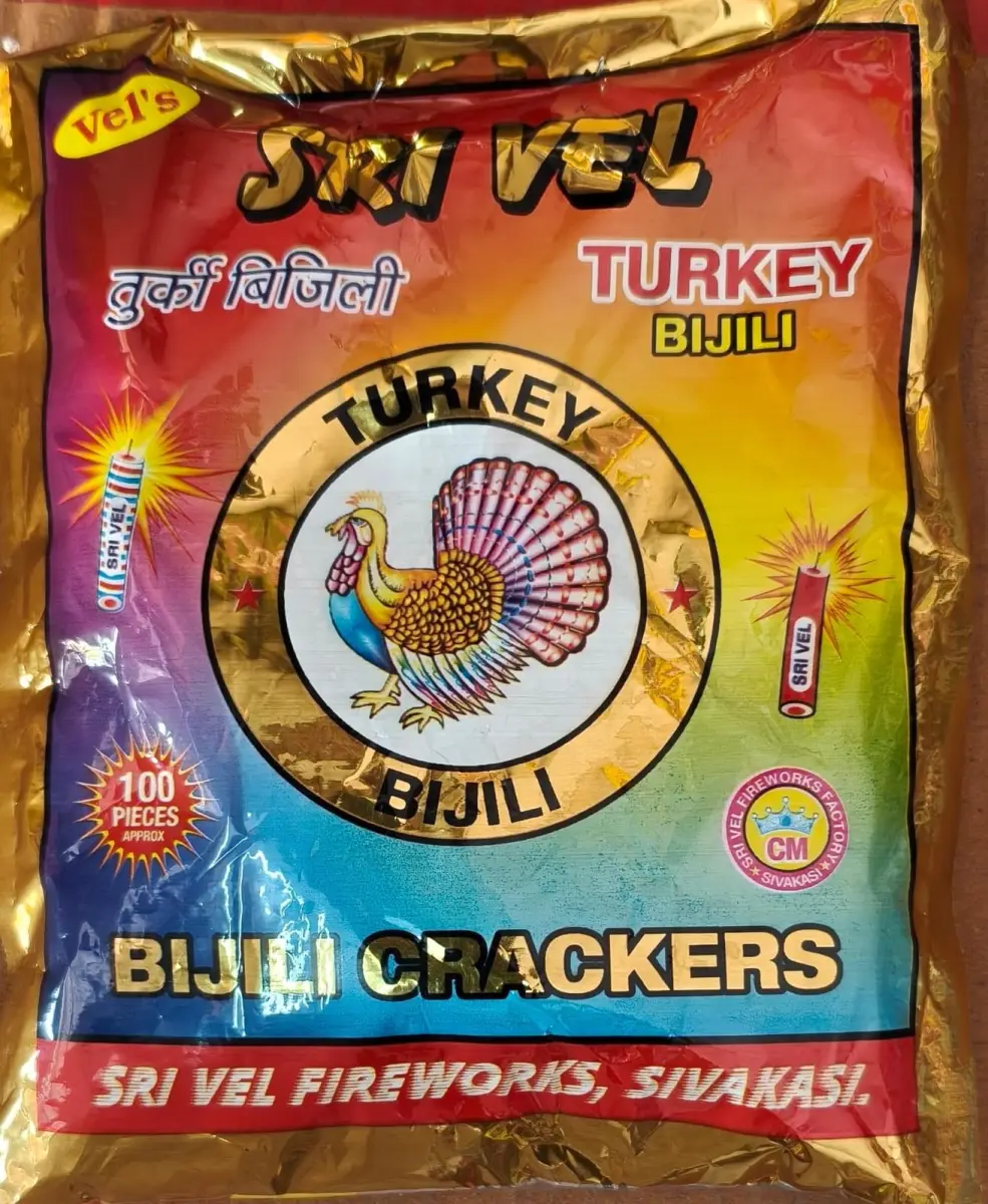 Bijili Crackers Stripped (100 Pcs)